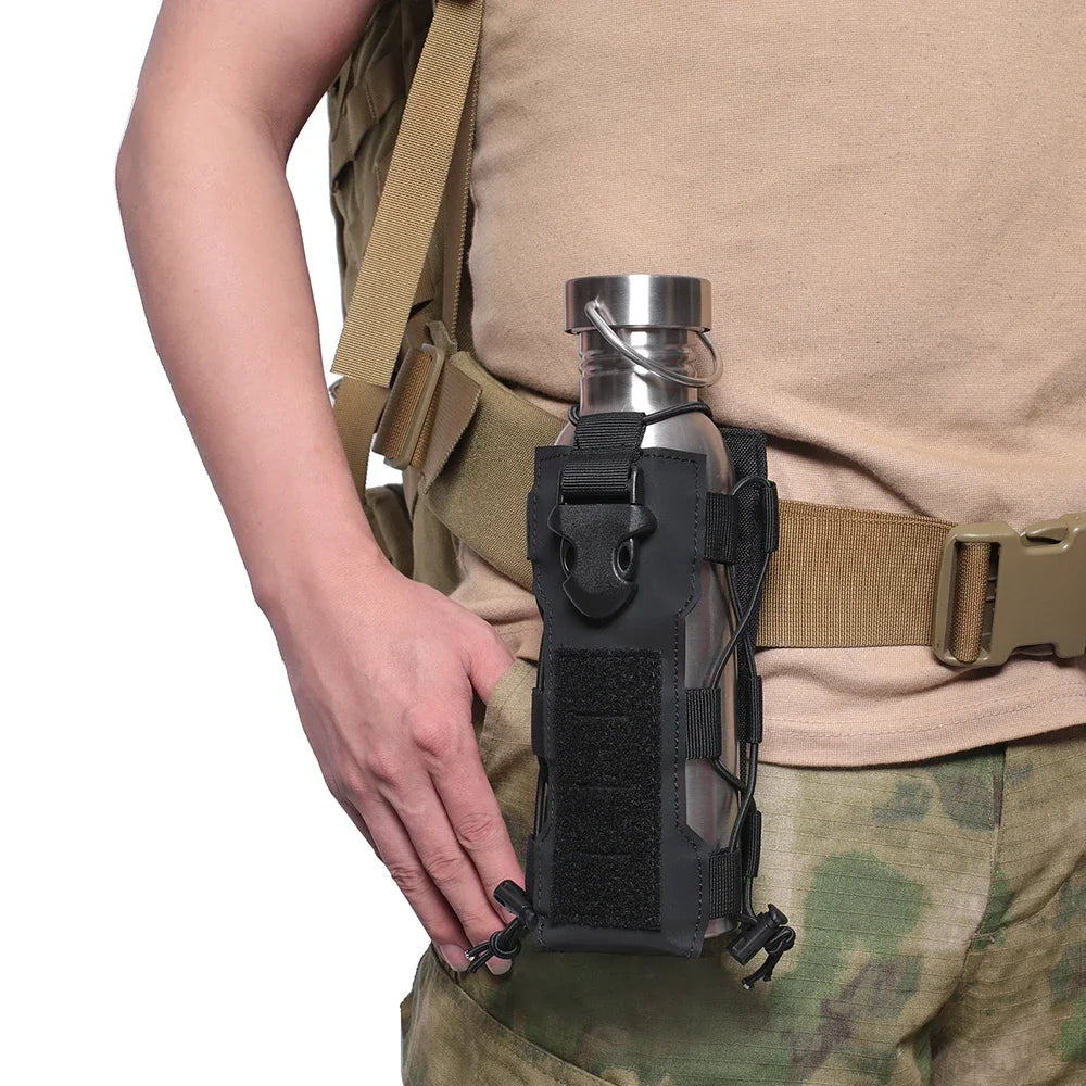 Molle Poche à Eau Multifonctionnelle - Holster Radio Sportif pour Aventure
