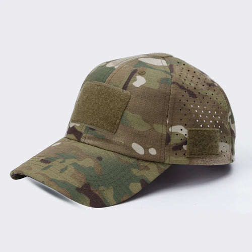 New Men Camouflage Baseball Cap Breathable Sunscreen Hat Outdoor
