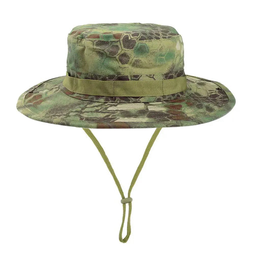 Camouflage Boonie Hat Wide Brim Men Women Sun Hat Outdoor Hiking