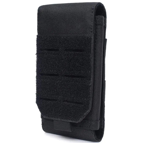 Outdoor Tactical Molle Waist Bag 1000D Oxford Black Storage Fanny Pack