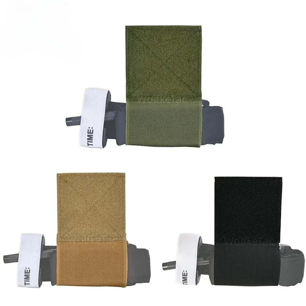 Elastic Tourniquet TQ Holder Hook and Loop Security Pouch for Molle