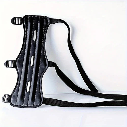 Leather Archery Equipment Arm Guard Protection Forearm Safe Adjustable