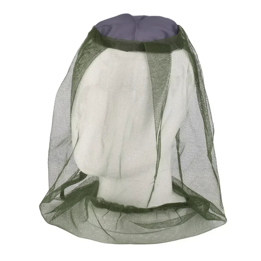 Outdoor Tool Bushcraft Travel Kit Mosquito Net Hat Fishing Cap Hunting