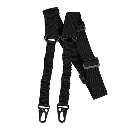 Tactical Two Points Sling Bungee Shoulder Strap Durable Nylon Rifle