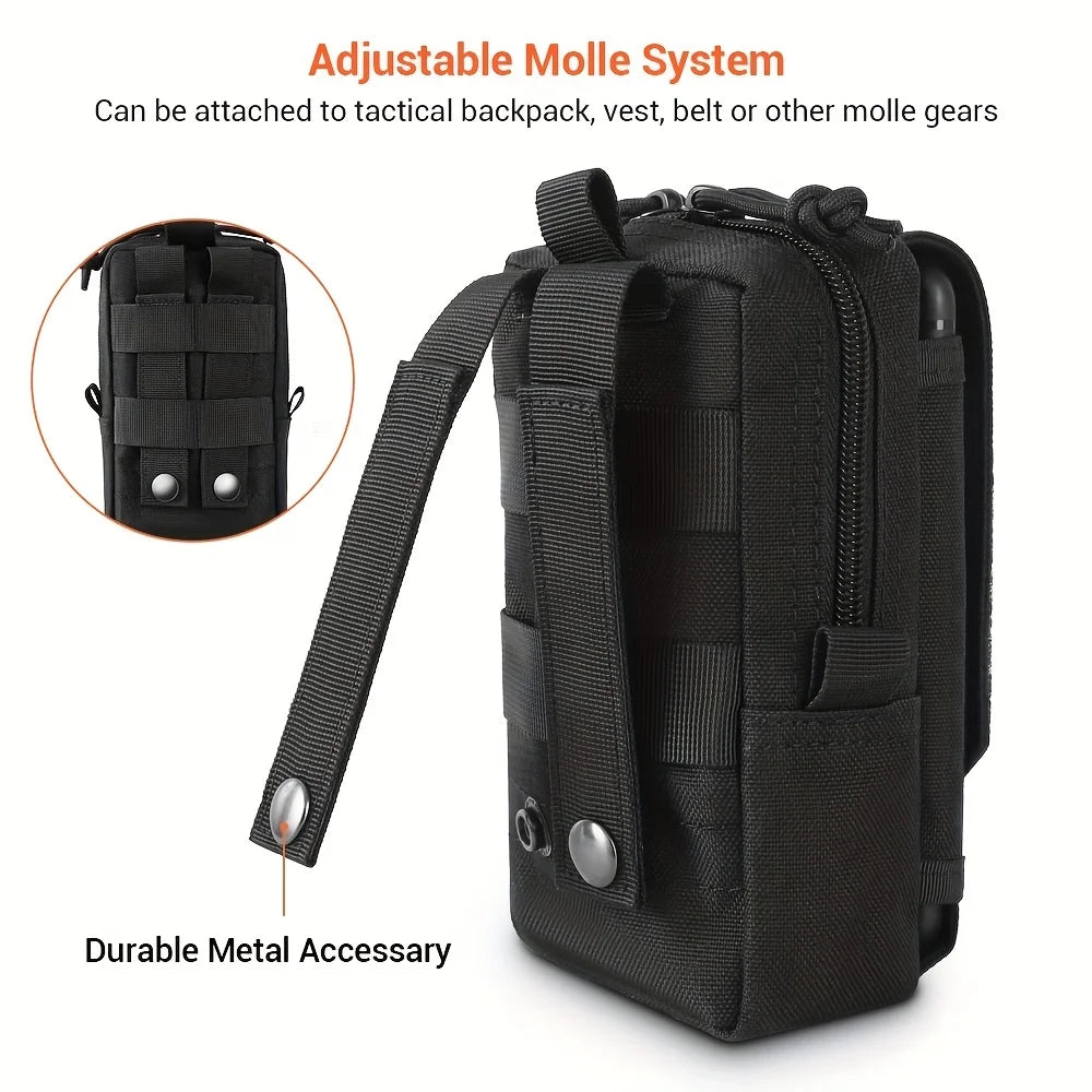 Waist Bag EDC Tool Bag Vest Pouch Mobile Phone Bag Waterproof Sport