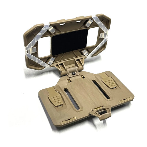 Tactical MOLLE Phone Holder, Folding Navigation Board, Cellphone Hold
