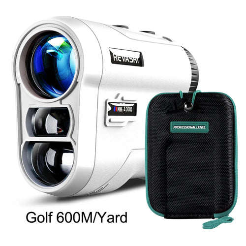 REVASRI Golf Laser Rangefinder 600M Telescope with Flag-Lock Slope Pin
