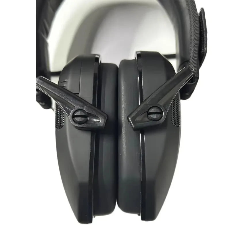 Active Helmet Mounted Earmuffs For Shooting Electronic Hearing