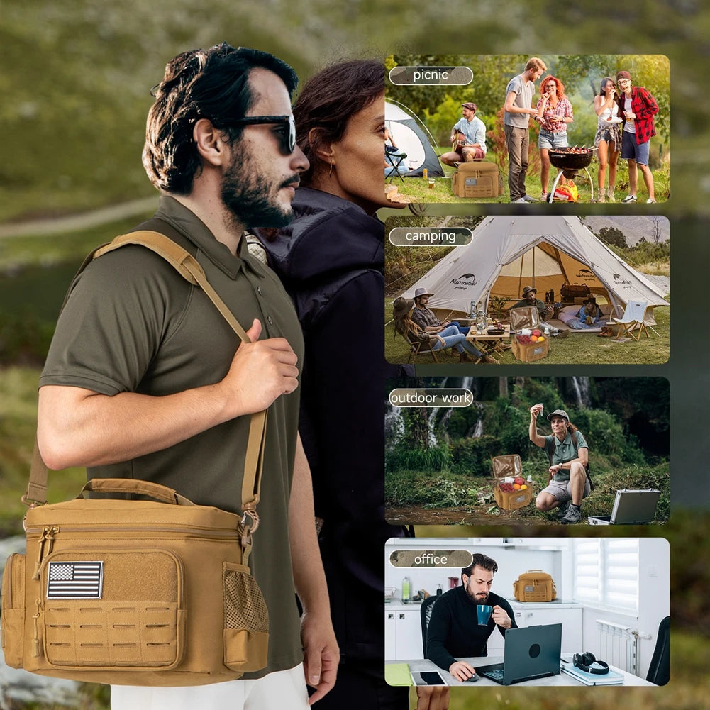 Tactical Lunch Bag for Men Outdoor Heavy Duty Lunch Box Work Leakproof