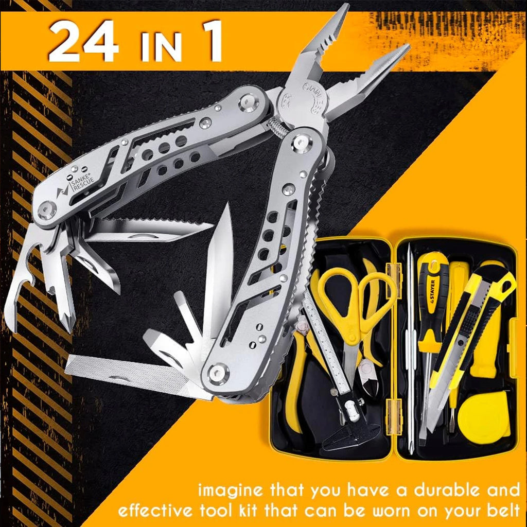 Portable Pocket Multitool 420 Stainless Steel Multitool Pliers Knife