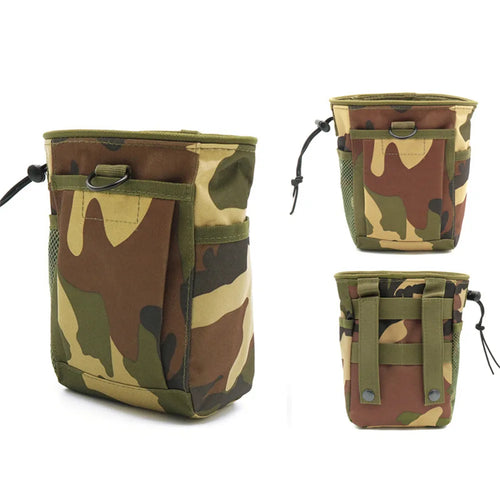 Outdoor 3-5L Tactical Molle 800D Nylon Dump Drop Pouch Recycle Waist
