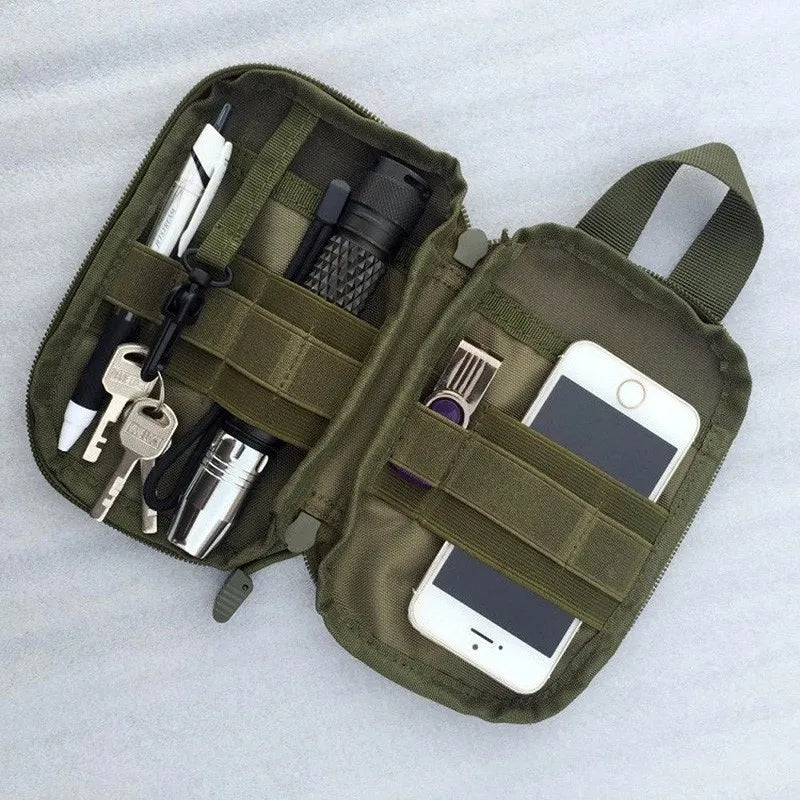 Military Tactical EDC Molle Pouch Small Medical Waist Pack Hiking