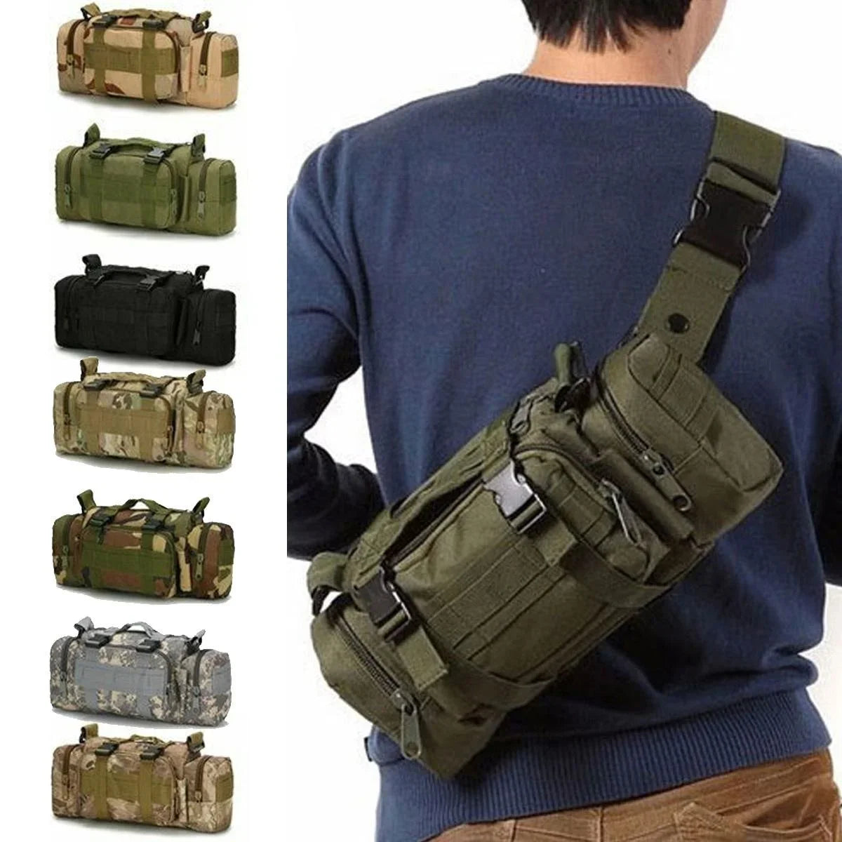 Outdoor Backpack Hunting Waist Pack Waist Bag Camping Hiking Pouch
