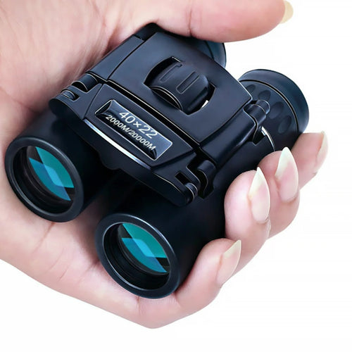 40x22 HD Powerful Binoculars 2000M Long Range Folding Mini Telescope
