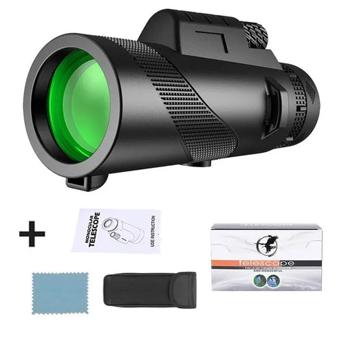 80x100 Portable Zoom HD 5000M Telescope Folding Long Distance Mini