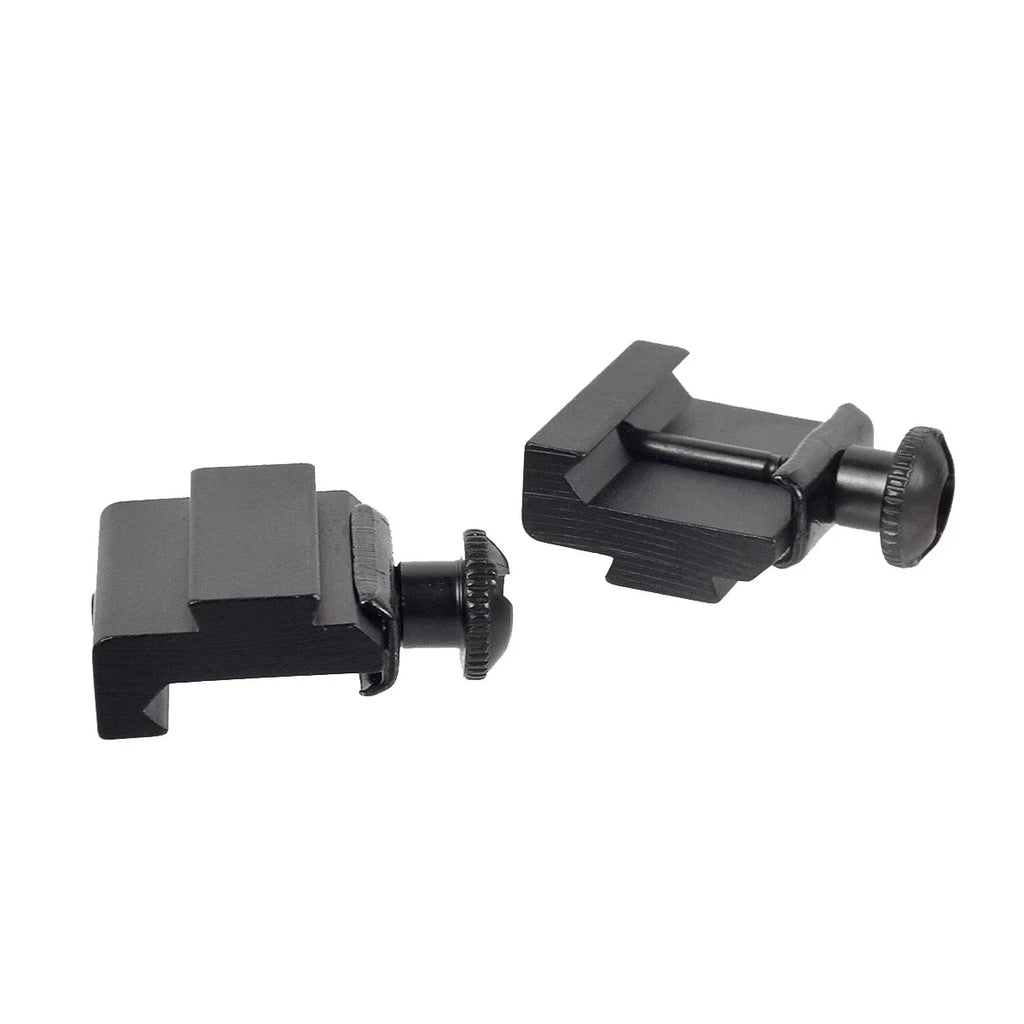 Tactical 2Pcs/Pair 20mm Weaver Picatinny To 11mm Dovetail Rail Base