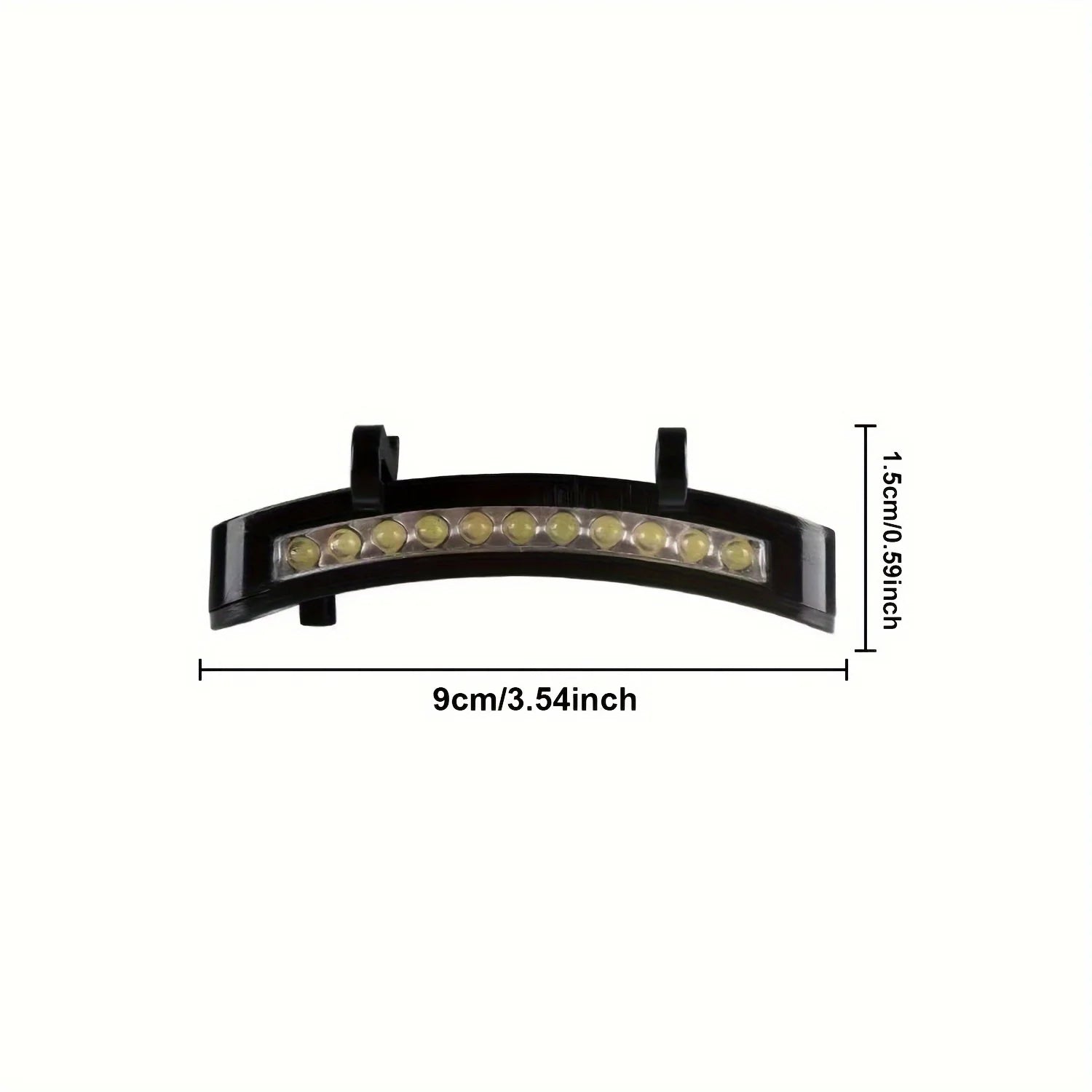 Luminex Lampe Frontale LED Ultra Brillante Clip-on pour Casquette – Idéale pour la Pêche en Plein Air