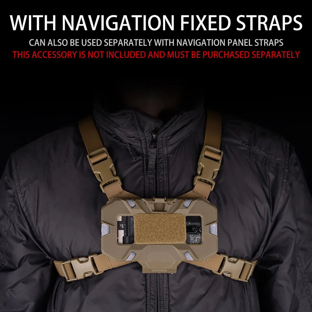 Panneau de Navigation MOLLE Pliable Tactique Pour Téléphone