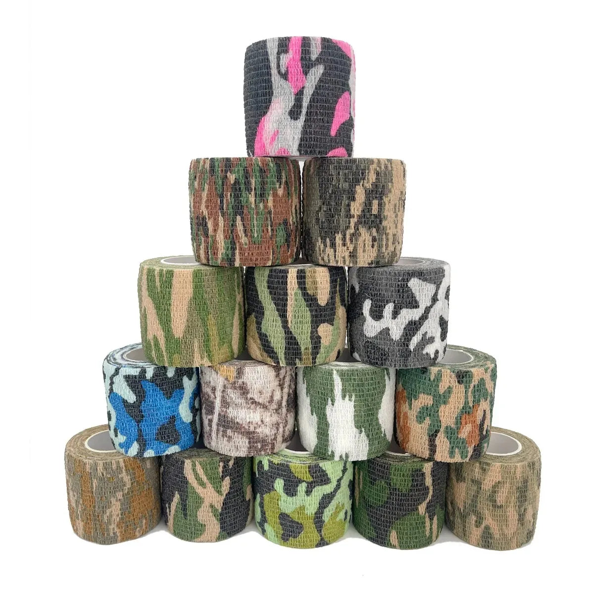 Elastic Wrap Tape Army Adhesive Outdoor Hunting Camouflage Stealth