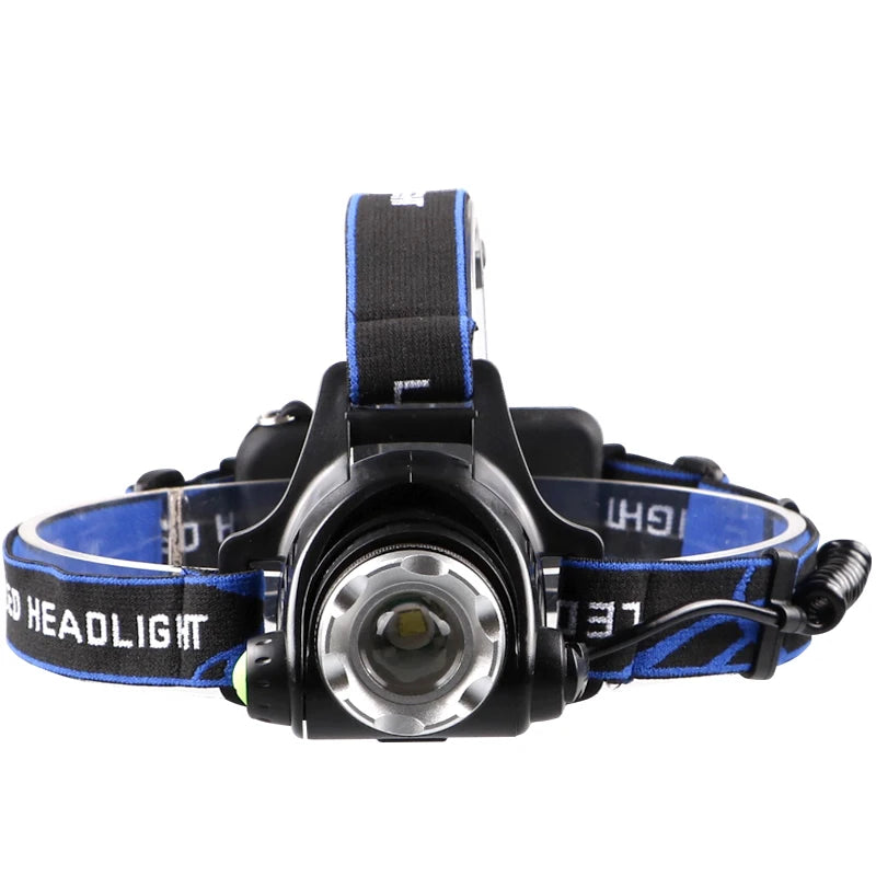 Powerful LED Headlamp Telescopic Zoomable Head Torch Outdoor
