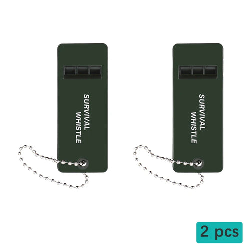 High Decibel 3-Frequency Whistle Outdoor Emergency Survival Whistle
