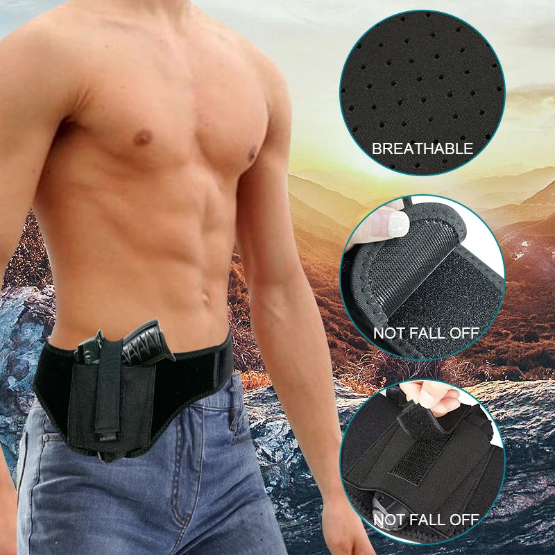 Adjustable Breathable Waist Holster Hunting Tools Holster  Tactical