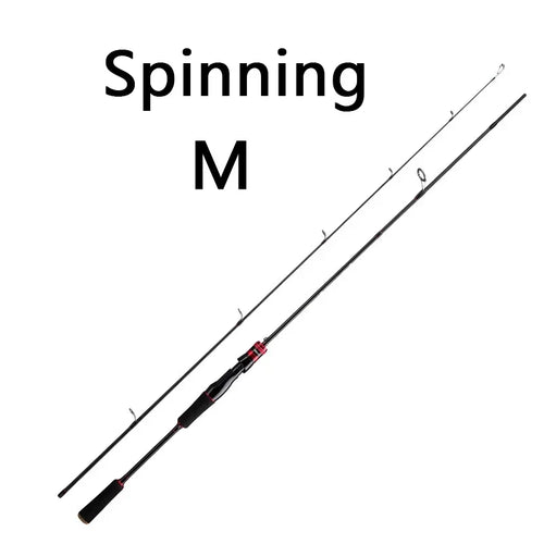 Ourbest Lure Fishing Rod 1.68/1.8/2.1/2.4M 30T Carbon Casting Spinning