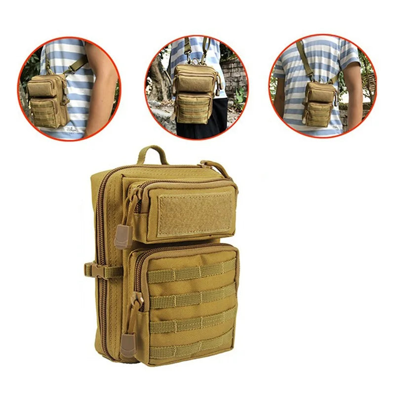 Useful Multifunction Tactical Pouch Molle Hip Waist EDC Bag Wallet