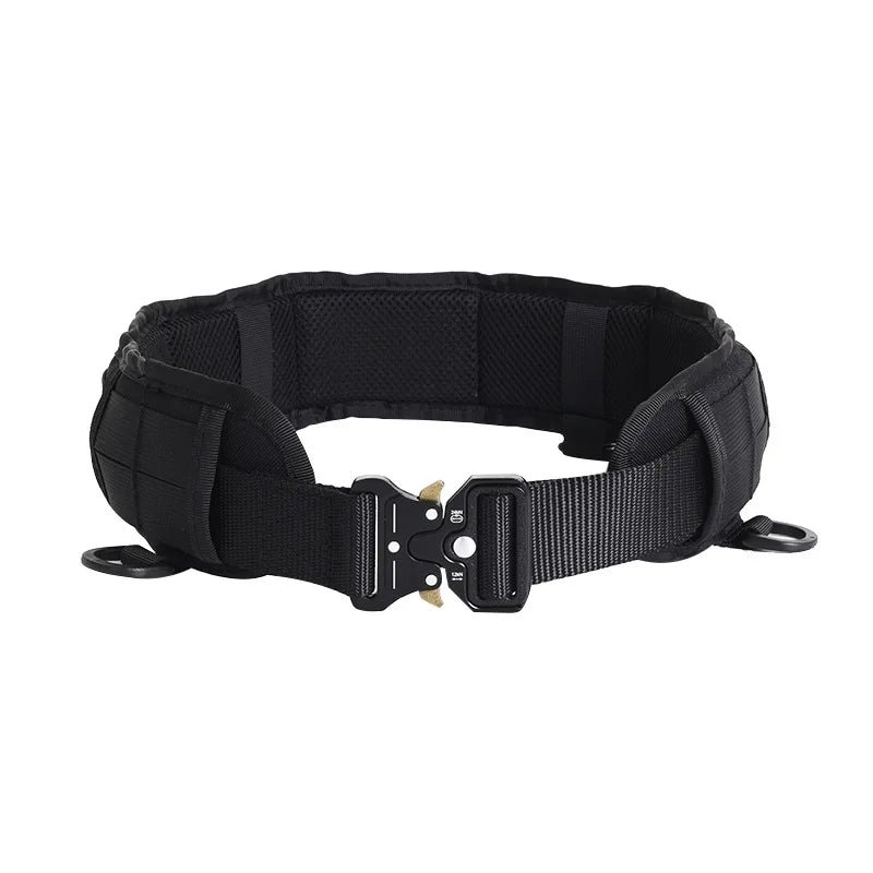 Men's Outdoor Hunting Tactical Belt Multi-Function Buckle Nylon Belt