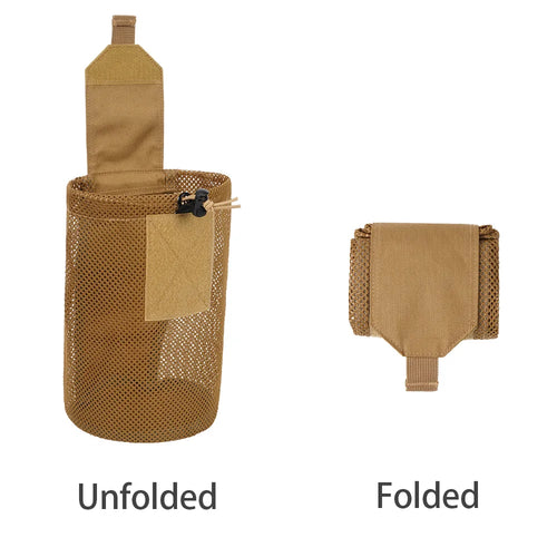 Hunting Bag Micro Folding Compact Dump Pouch Mini Foldable Mesh Bag