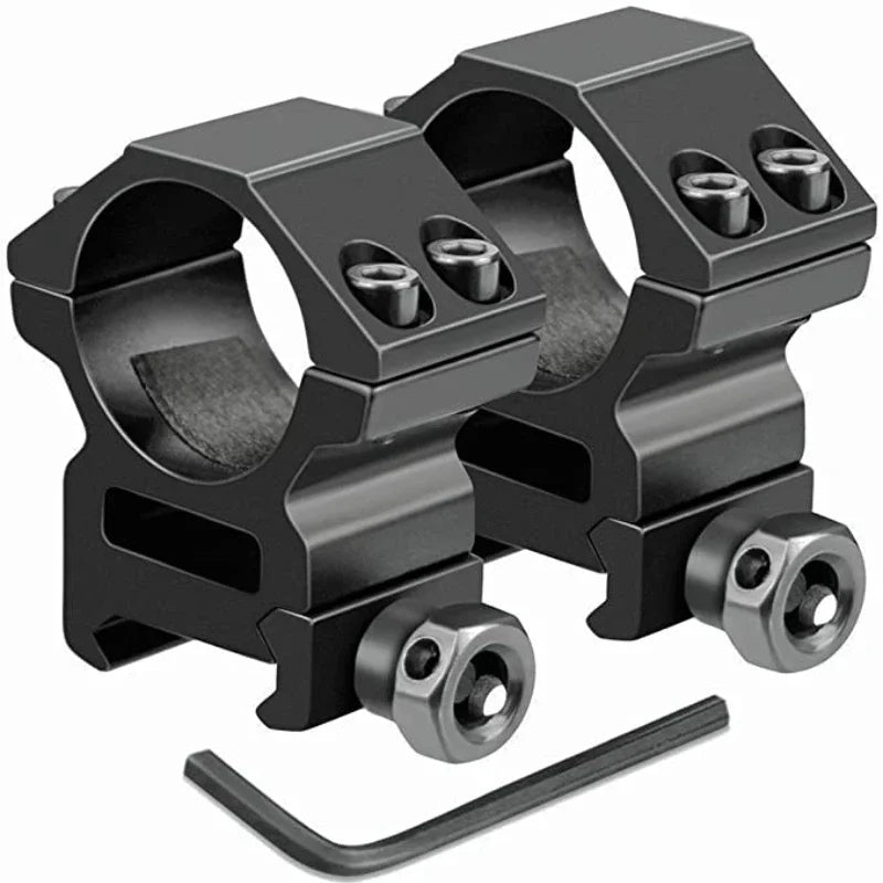 2PCS Hunting Rifle Scope Mount Ring for Dia 25.4mm 30mm Tube Scopes