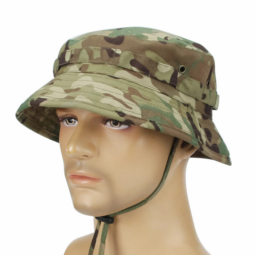 Camouflage Boonie Hat Outdoor Hiking Fishing Hunting Camo Bucket Hat