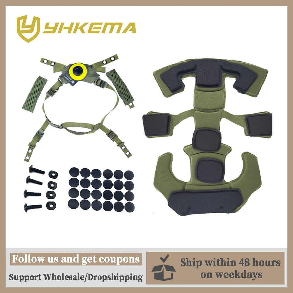 Wendy Helmet Suspension System Tactical Helmet Adjustable Lanyard FAST