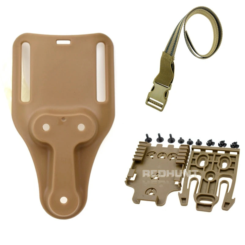 Tactical Drop Leg Holster QLS 19 22 Mid-low Belt Holster Loop
