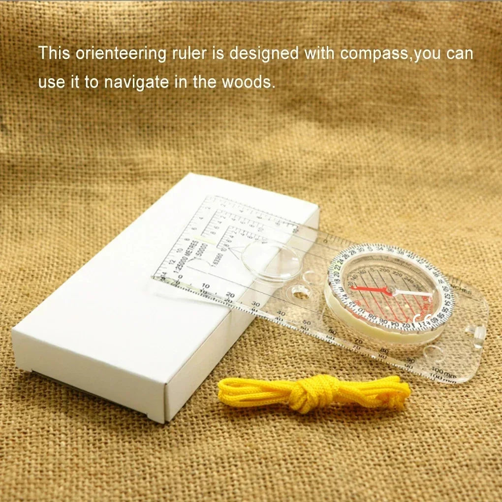 Compass Navigation Map Ruler Reading Scouting Scale Outdoor
