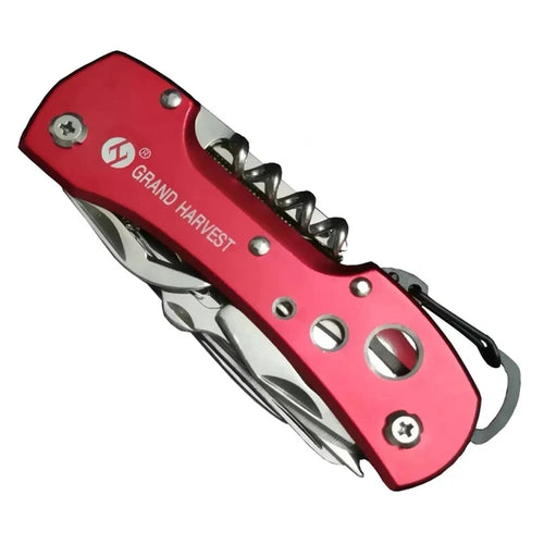 Multitool Knife 11 In 1 Fold Gear Knife Swiss Survive Pocket Hunting