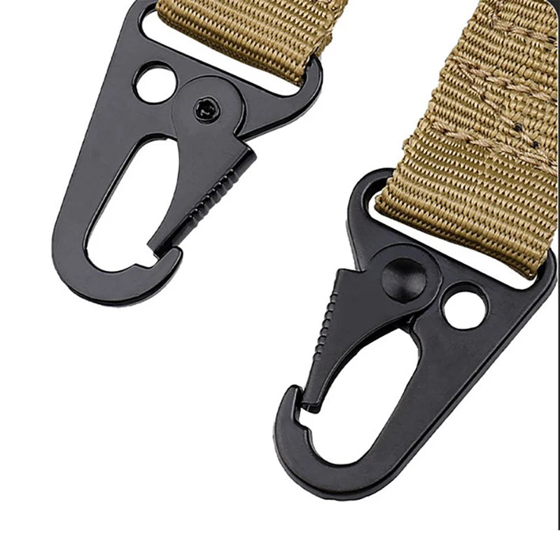 Tactical Two Points Sling Bungee Shoulder Strap Durable Nylon Rifle