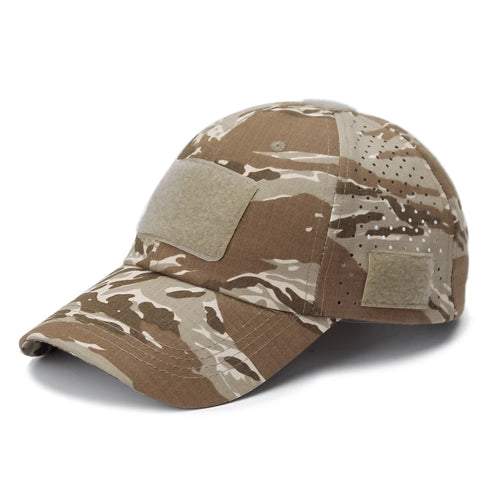 New Men Camouflage Baseball Cap Breathable Sunscreen Hat Outdoor