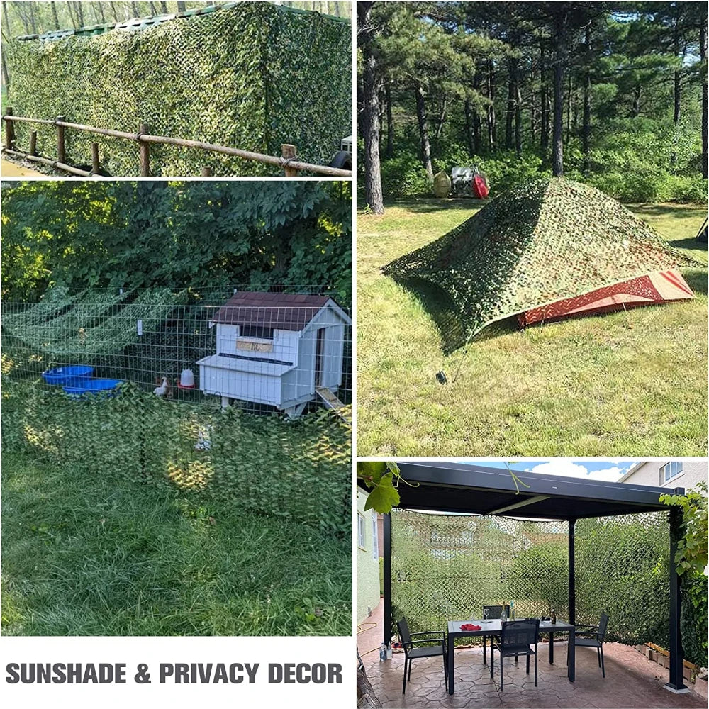 Bulk Roll Sunshade Camouflage Mesh Nets Shade Sails for Hunting