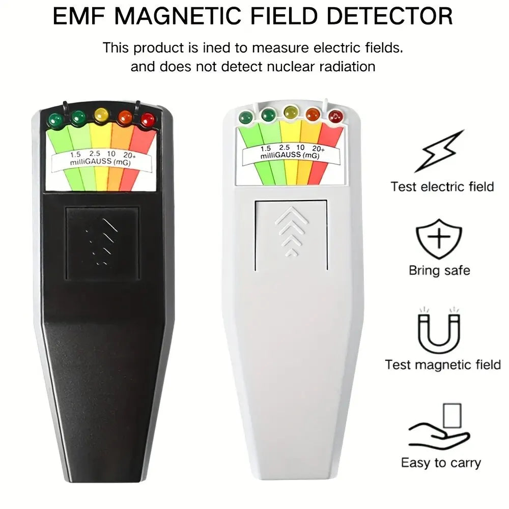 5-LED EMF Meter Magnetic Field Detector Ghost Hunting Paranormal