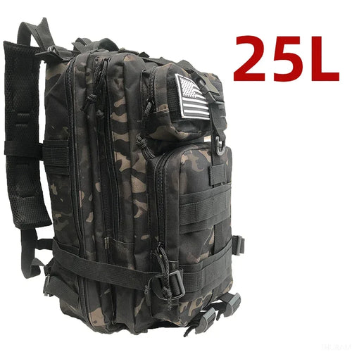 25L/50L 1000D Nylon Waterproof Trekking Fishing Hunting Bag Backpack