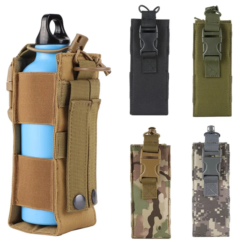 Molle Water Bottle Holster Pouch Outdoor Sports Riding Camping Hiking