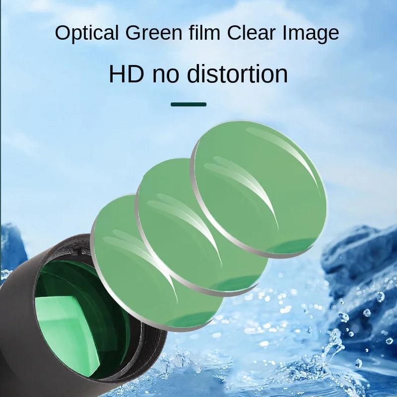 Portable high-definition monocular telescope with high magnification