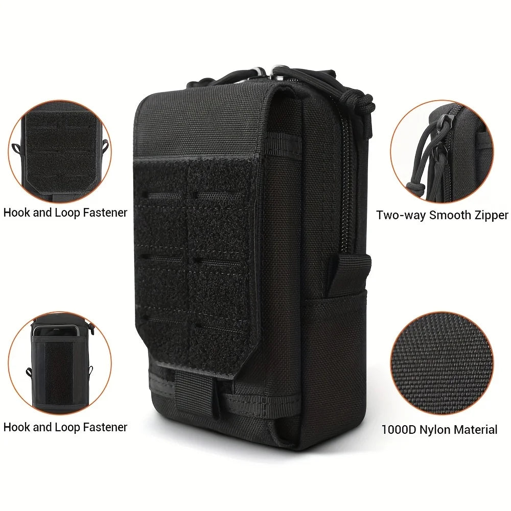 Waist Bag EDC Tool Bag Vest Pouch Mobile Phone Bag Waterproof Sport