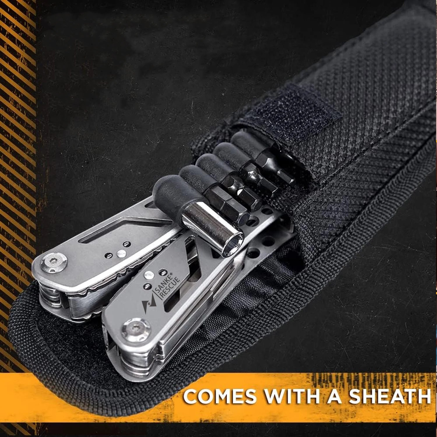 Portable Pocket Multitool 420 Stainless Steel Multitool Pliers Knife