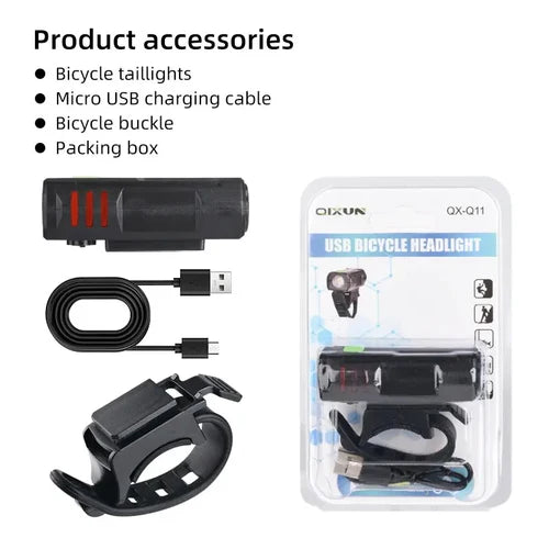 COBA Bicycle Bike USB Rechargeable Light LED High Brightness