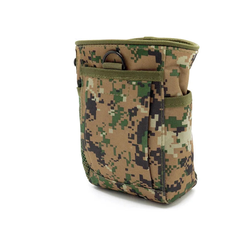 Outdoor 3-5L Tactical Molle 800D Nylon Dump Drop Pouch Recycle Waist