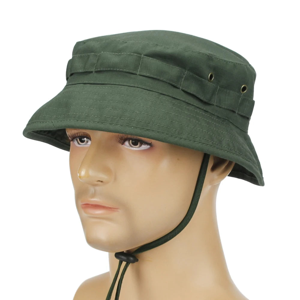 Camouflage Boonie Hat Outdoor Hiking Fishing Hunting Camo Bucket Hat
