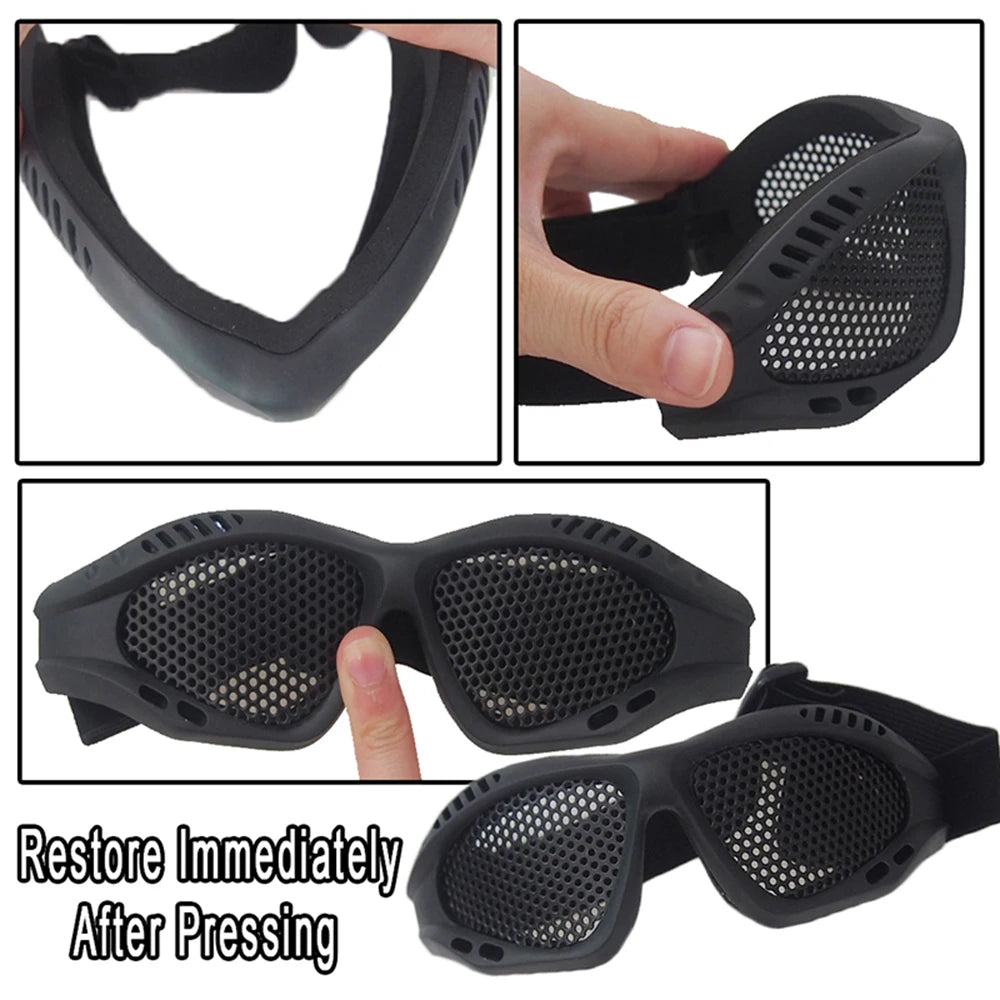 Outdoor Eye Protective Comfortable Airsoft Safety Tactical Glasses