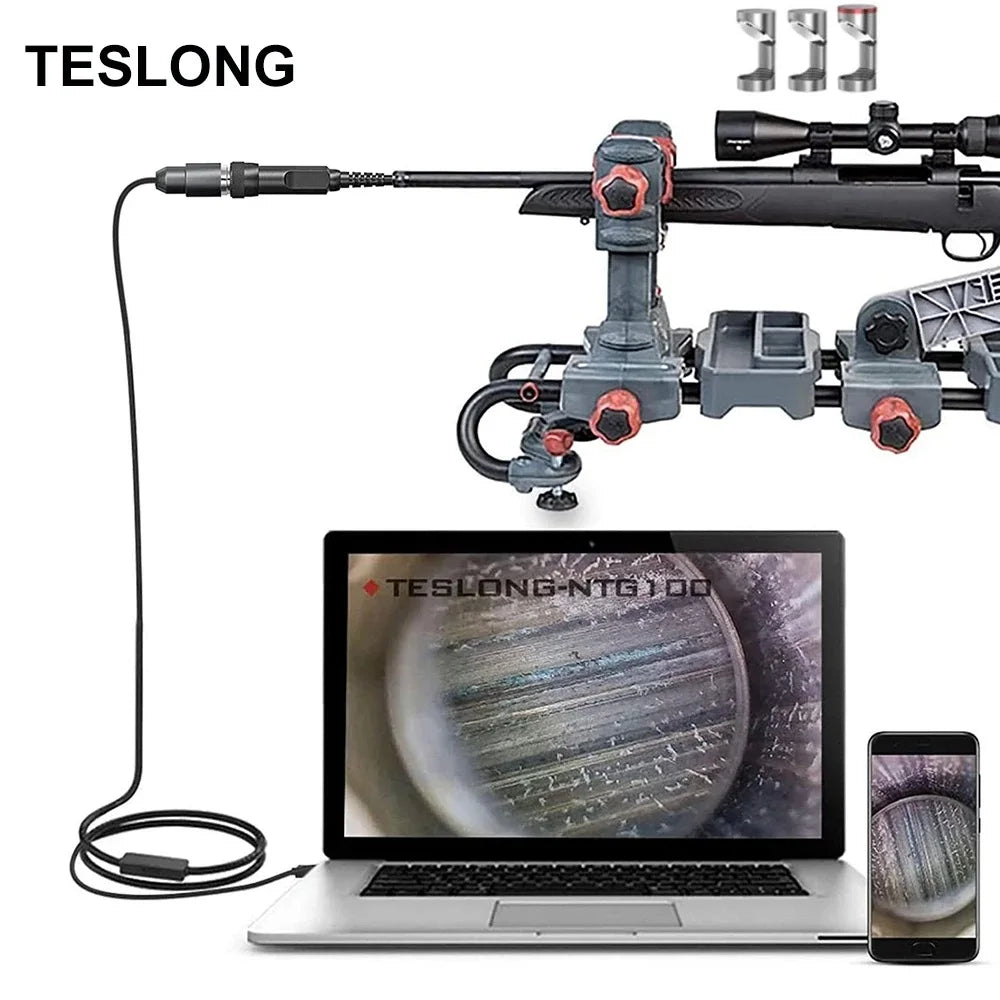 TESLONG NTG100 5mm Diameter Rifle Borescope Camera Digital Hunting
